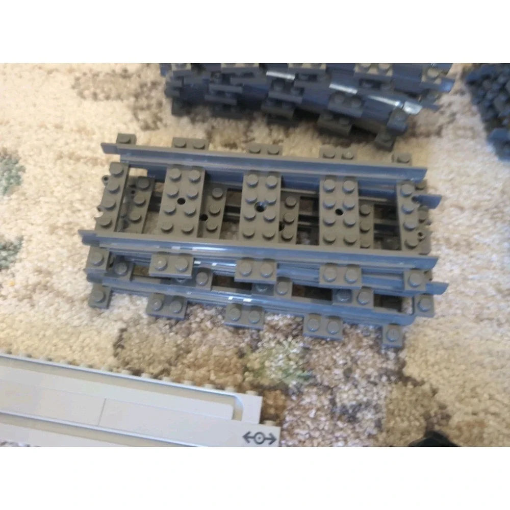 LEGO Train Track Lot of 21 Pc Tracks Plus Other Pieces